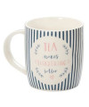 New Bone China mug