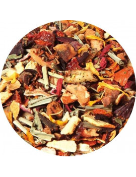 Loose leaf fruit and Rooibos tea