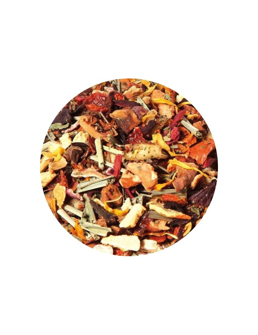 Loose leaf fruit and Rooibos tea