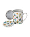 Herb Tea Cup "Happy Monsters", children tea mug