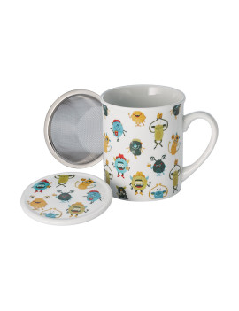 Herb Tea Cup "Happy Monsters", children tea mug