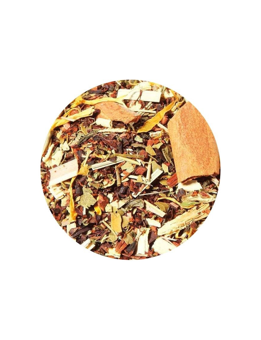 Natural loose leaf tea rooibos, sencha, mate, lemongrass