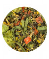 Loose leaf herbal tea used to soothe the stomach, natural