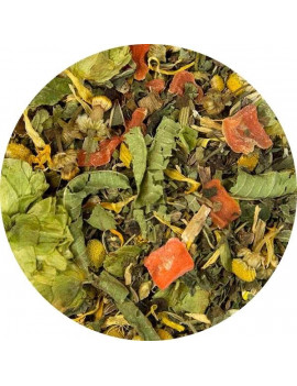 Loose leaf herbal tea used to soothe the stomach, natural